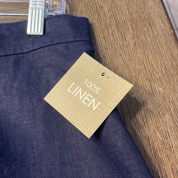 NWT For Cynthia 100%
Linen Royal Blue Wide Leg high waist - Picture 5 of 11